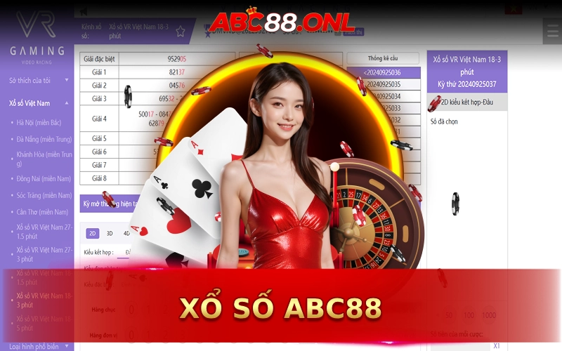 Xổ số ABC88 với loại hình xổ số 3 phút siêu hấp dẫn